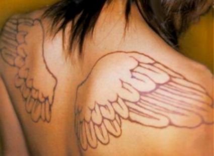 Angel Wings Back Tattoos Pic Design Image